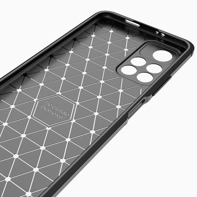 Produktbild MU Style Carbon Fiber TPU Softcase Series (Xiaomi Poco M4 Pro 5G)