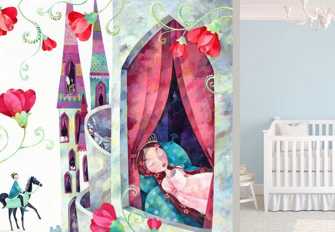 Actual product image Trenddeko Blanz - Sleeping Beauty (240 x 260 cm)