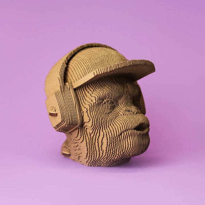 Produktbild Cartonic Affe ""Hear No Evil"" - 3D Modell aus Karton