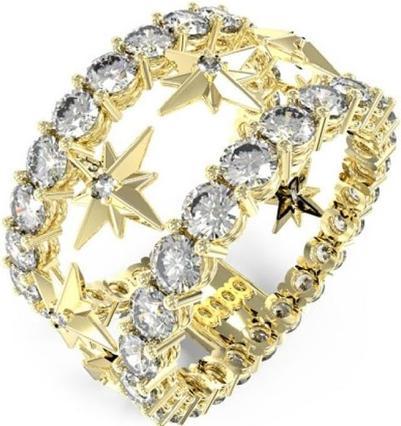 Image du produit Guess Charming In The Sky JUBR03320JWYG Bague en or plaqué - Circuit : 52 mm (52)
