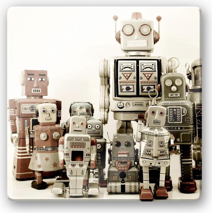 Actual product image Trenddeko Assembly of robots (20 x 20 cm)