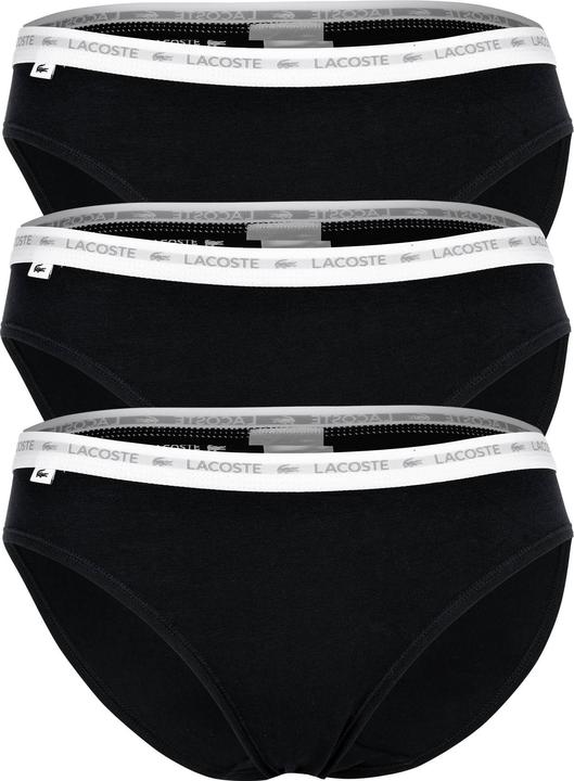 Immagine prodotto Lacoste Slip con logo in cotone elasticizzato in confezione da 3 pezzi (XS, confezione da 3)