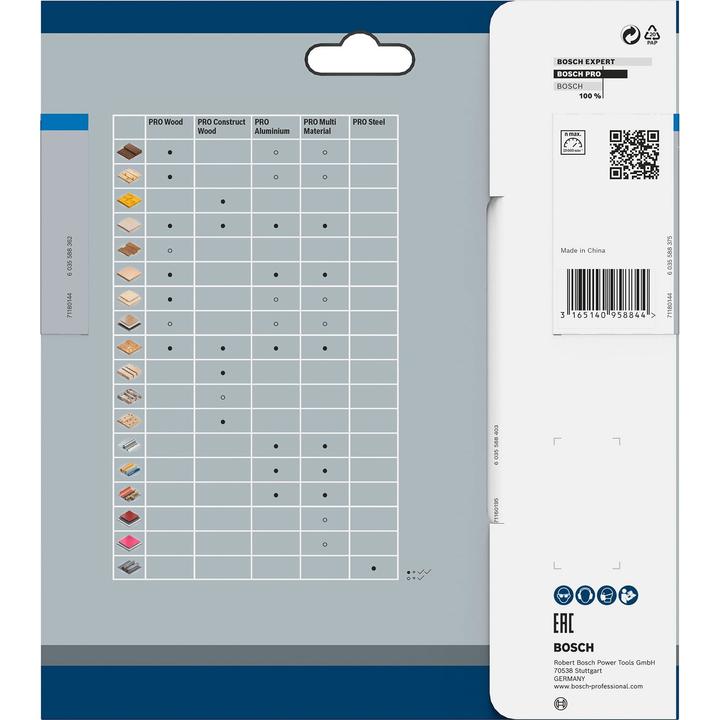 Image du produit Bosch Professional Zubehör Lame de scie circulaire PRO Aluminium cordless, 150 x 1,8 x 10 mm