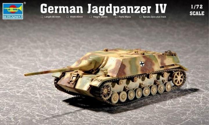 Actual product image Trumpeter German Jagdpanzer IV