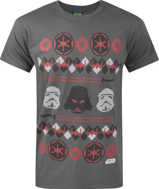 Star Wars Darth Vader Fair Isle Christmas TShirt