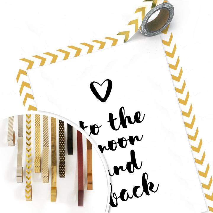 Produktbild Trenddeko Love to the moon and back (40 x 50 cm)