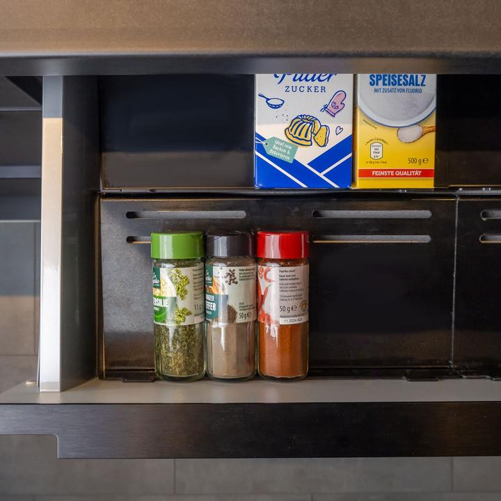Image du produit Intirilife Étagère à épices pour tiroir avec étiquettes