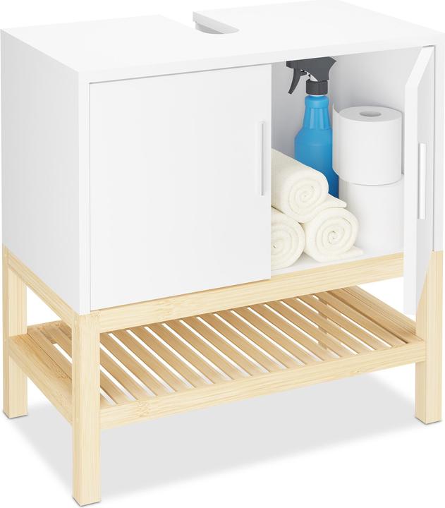 Actual product image Relaxdays Waschbeckenunterschrank (60 x 33 x 60.5 cm)