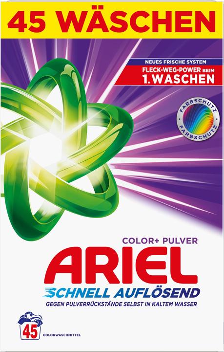 Image du produit Ariel Color+ (45 Cycles de lavage, Lessive en poudre)