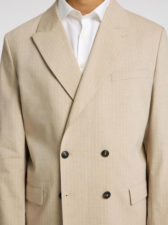 Immagine prodotto Selected Homme Blazer doppiopetto gessato dal taglio rilassato (44)