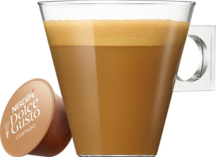 Actual product image Nescafé Dolce Gusto Cortado Espresso Macchiato (16 x Port.)
