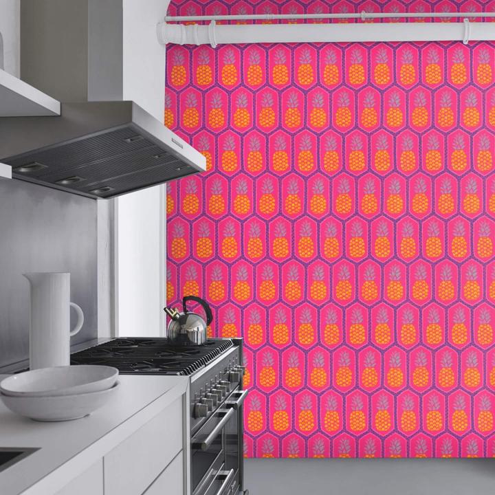 Actual product image B.B Home Passion Barbara Becker VI Pink, Pink, Purple, Purple (53 x 1005 cm)