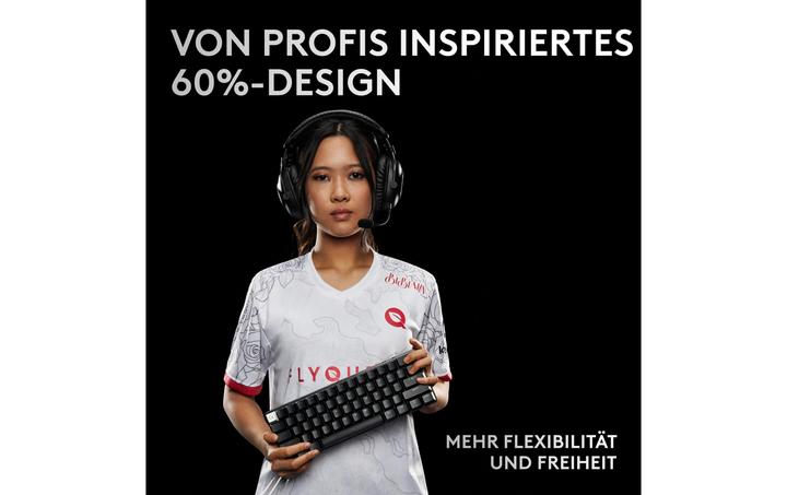 Produktbild Logitech G Pro X 60 (CH, Kabellos, Kabelgebunden)