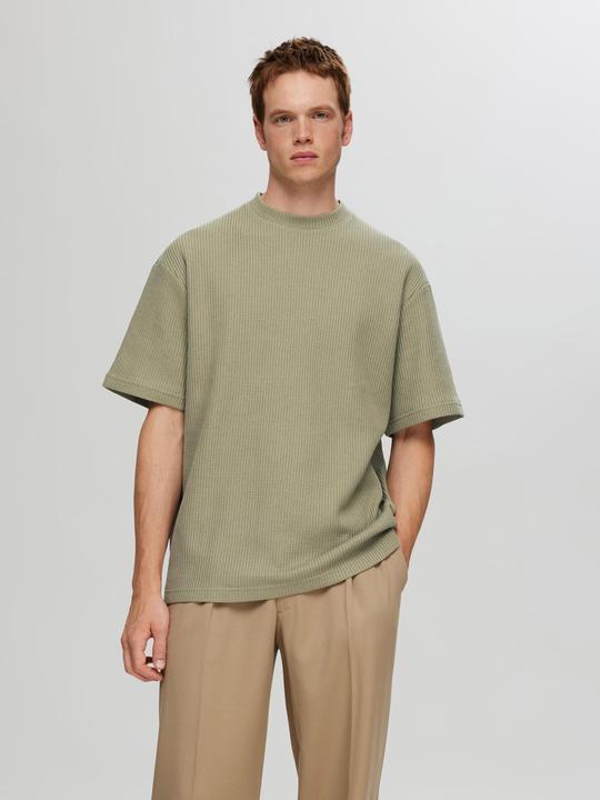 Immagine prodotto Selected Homme Relaxed Fit Waffelmuster T-Shirt (XL)