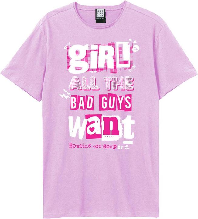 Amplified Girl All The Bad Guys Want TShirt (XL)