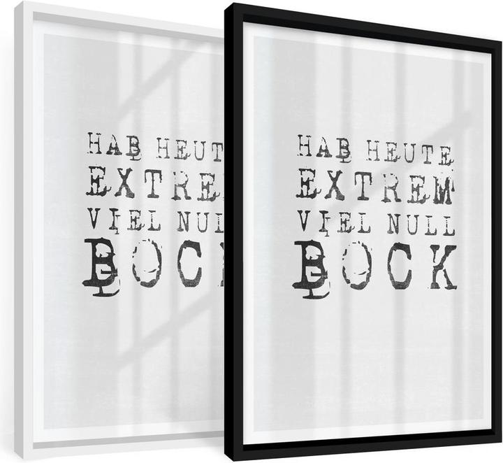 Image du produit Trenddeko Je suis de très mauvaise humeur aujourd'hui. (24 x 30 cm)