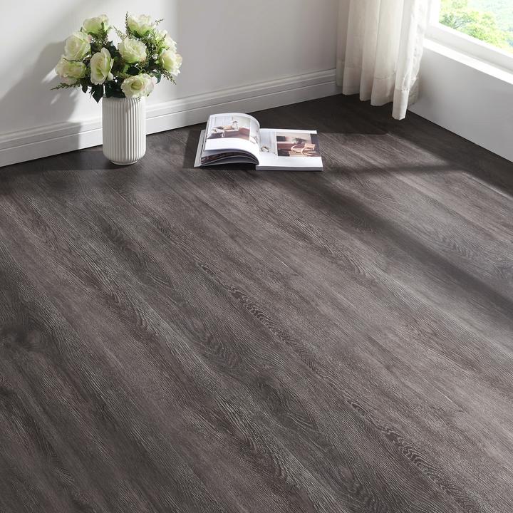 Immagine prodotto neu.holz SPC Klickboden Okapirg 120 Dekordielen 26,352 m² Midnight Oak () (Pavimento vinile, 26.35 m²)
