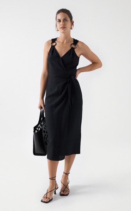 Produktbild Salsa Jeans Kleider Wrap Midi Dress (M)