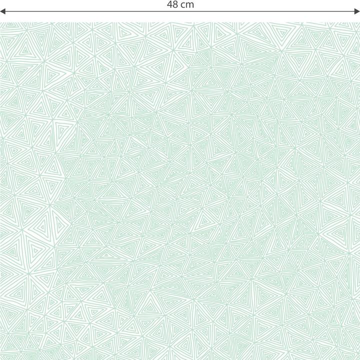 Produktbild Trenddeko abstrakte Dreiecke - mint (528 x 48 cm)
