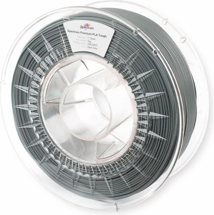 Actual product image Filament / ABS SMART /Dark Grey / 1.75 mm / 1 kg (ABS, 1.75 mm, 1000 g, Grey)