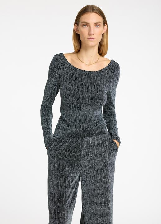 Image du produit Selected Femme Haut à paillettes avec manches longues (XS)