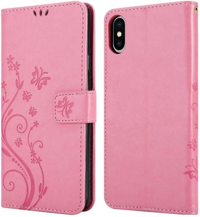 Productafbeelding Cadorabo Bloemen Boekomslag (Apple iPhone XS)