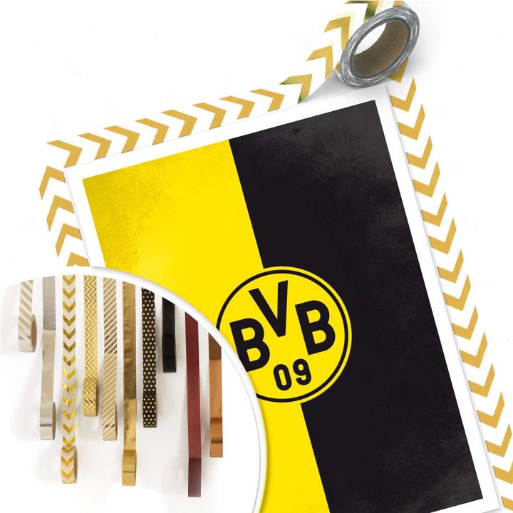 Produktbild Borussia Dortmund BVB Logo Gelb Schwarz (24 x 30 cm)