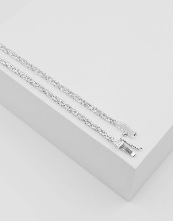 Immagine prodotto Muau Catena del Re (19 cm, Oro bianco 750/18 carati)