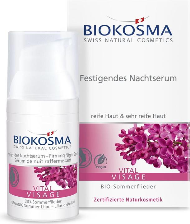 Produktbild Biokosma VITAL VISAGE - Festigendes Nachtserum (30 ml)