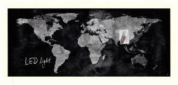Actual product image Sigel World map (Magnet board, 91 x 46 cm)
