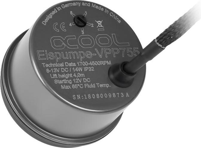 Image du produit Alphacool Réservoir de compensation Rise Flat Reservoir D5 avec pompe