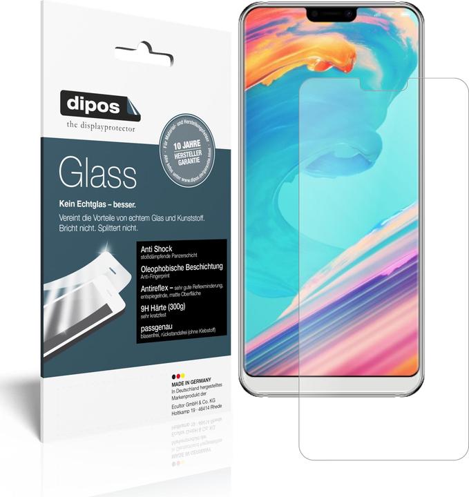 Actual product image Dipos Screen Protector Anti-Shock (2 Piece, Ulefone T2 Pro)