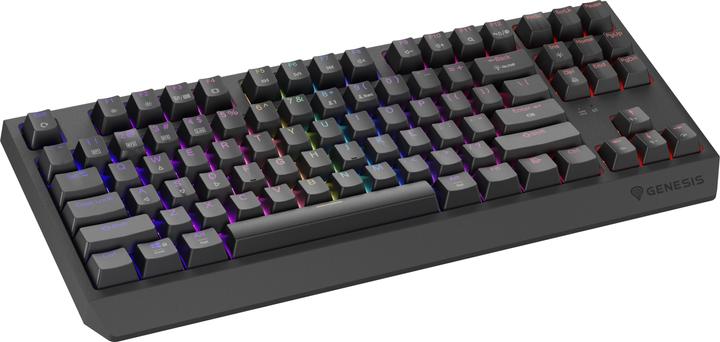 Actual product image Genesis Thor 230 TKL Wireless czarna RGB Outemu Red (US, Wireless, Cable)