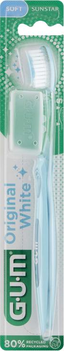 Produktbild GUM SUNSTAR Original White Zahnbürste compact soft (Weich, 1 x)
