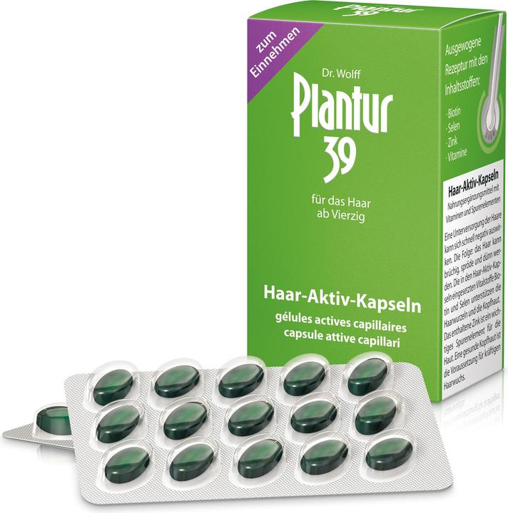 Image du produit Plantur 39 Gélules capillo-actives (60 pièce(s), Capsules, 65 g)