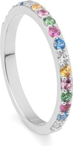 Produktbild Breuning RING - Brill. | Sky Blue | Apple Green | Saf. Pink (58, 750/18 K Gold)