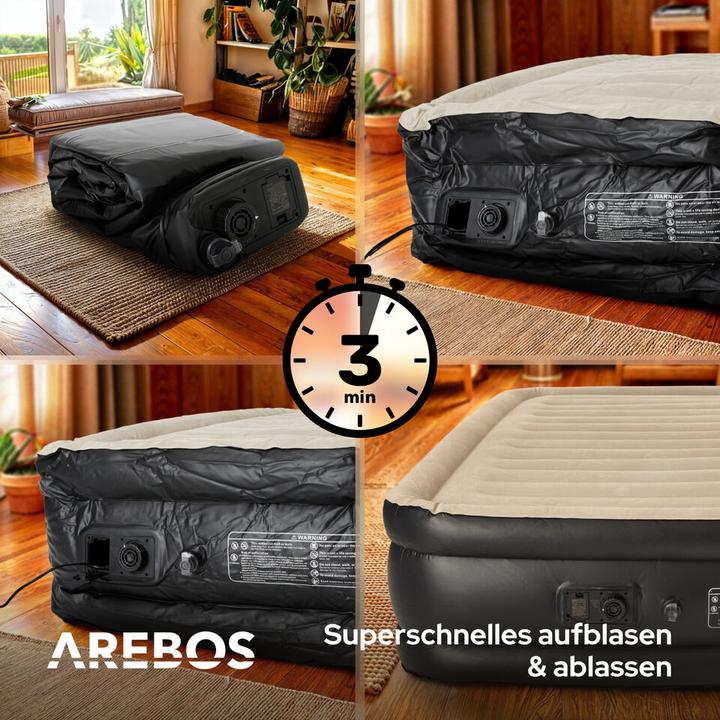 Image du produit Arebos Matelas gonflable (152,5 x 203 cm)