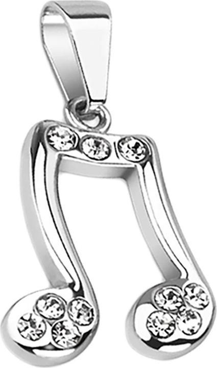 Produktbild Star Piercing Anhänger mit Musik Note (Chirurgenstahl 316L)