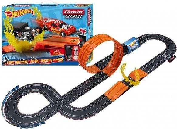 Produktbild Carrera 20062564 - GO!!! Hot Wheels 5.3 Rennbahn