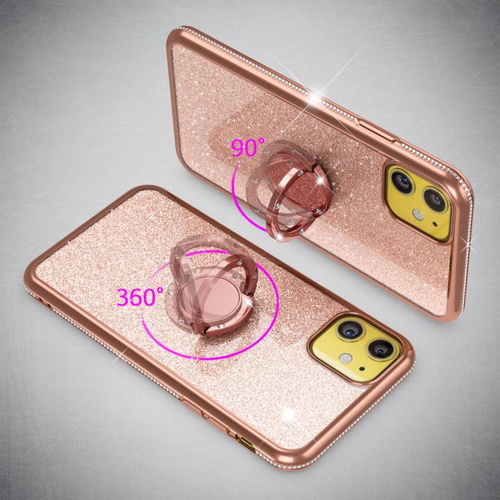 Immagine prodotto Nalia Anello Glitter Silicone Cover (Apple iPhone 11)