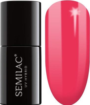 Actual product image Semilac 042 Neon Raspberry 7ml (Neon Raspberry, UV gel varnish)