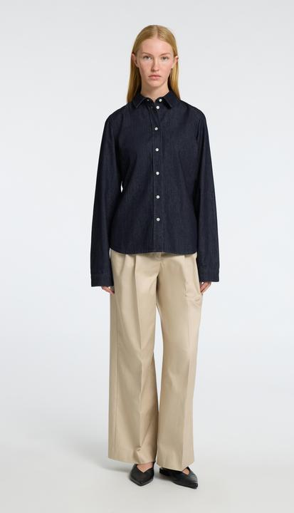 Image du produit Selected Femme Chemise en jean à manches longues près du corps (40)