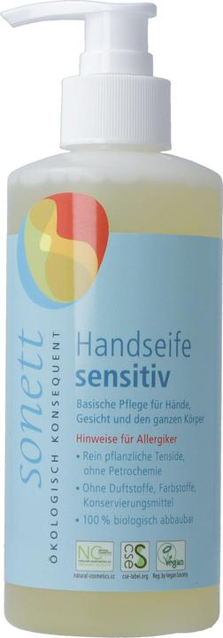 Sonett Handseife sensitiv Pumpspender (Flüssigseife, 300 ml)