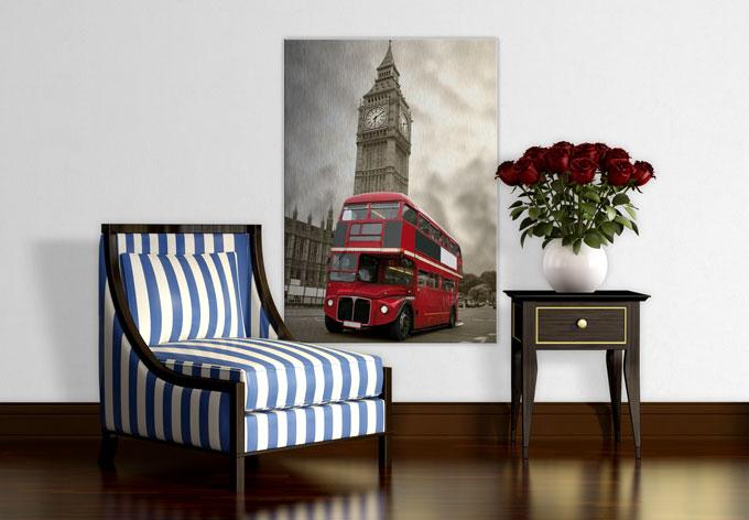 Actual product image Trenddeko Visit London (120 x 75 cm)