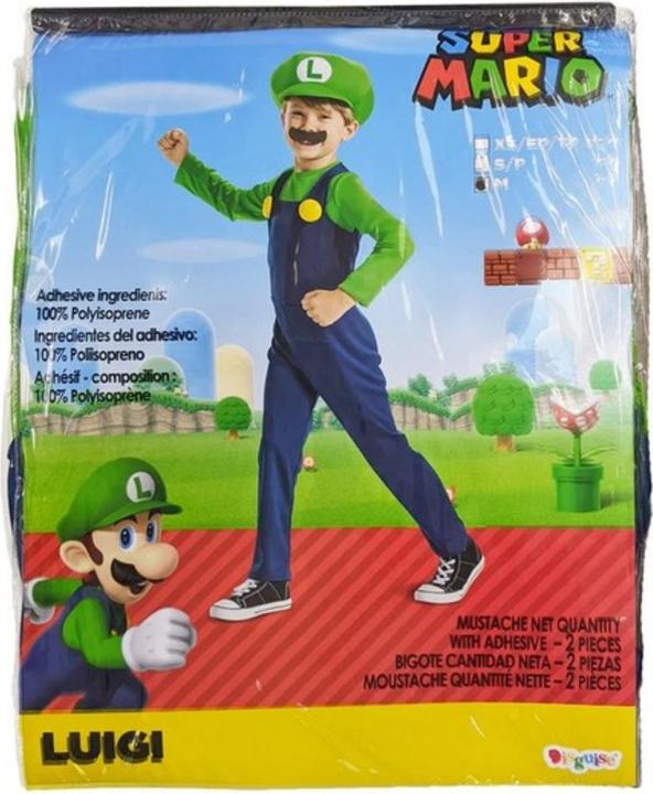 Actual product image Jakks Pacific Super Mario Costume - Luigi (128)