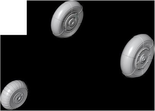 Produktbild CMK Heinkel He 162A Wheels