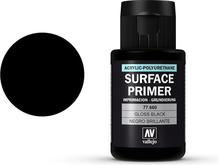 Image du produit Vallejo VAL-77.660 - Apprêt - Gloss Black, 32 ml