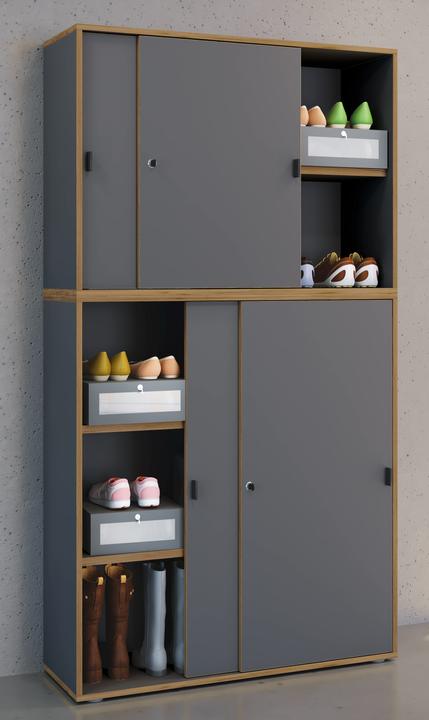 Produktbild VCM Büroschrank Schiebetüren Salia 5fach 100