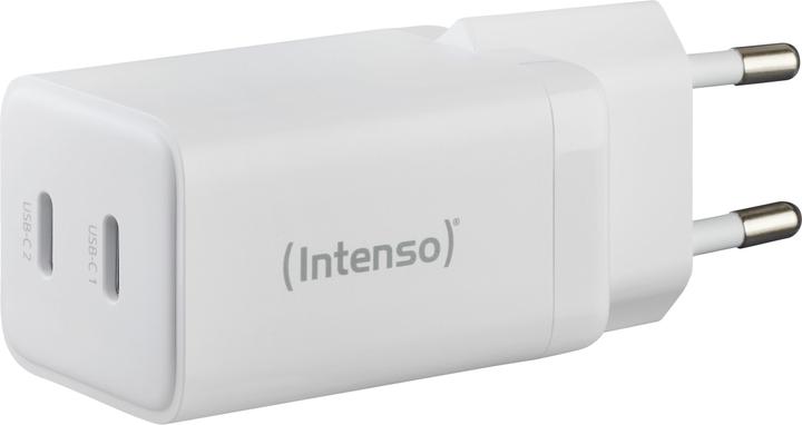 Actual product image Intenso 2x USB-C GAN adapter white (40 W)