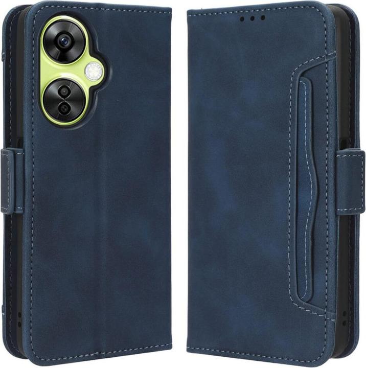 Cover-Discount OnePlus Nord CE 3 Lite - Etui mit vielen Kartenfächer dunkelblau (OnePlus Nord CE 3 Lite)